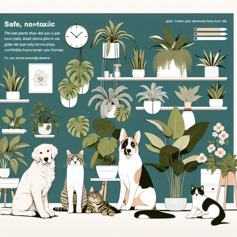 Safe plant decor ideas for pet owners