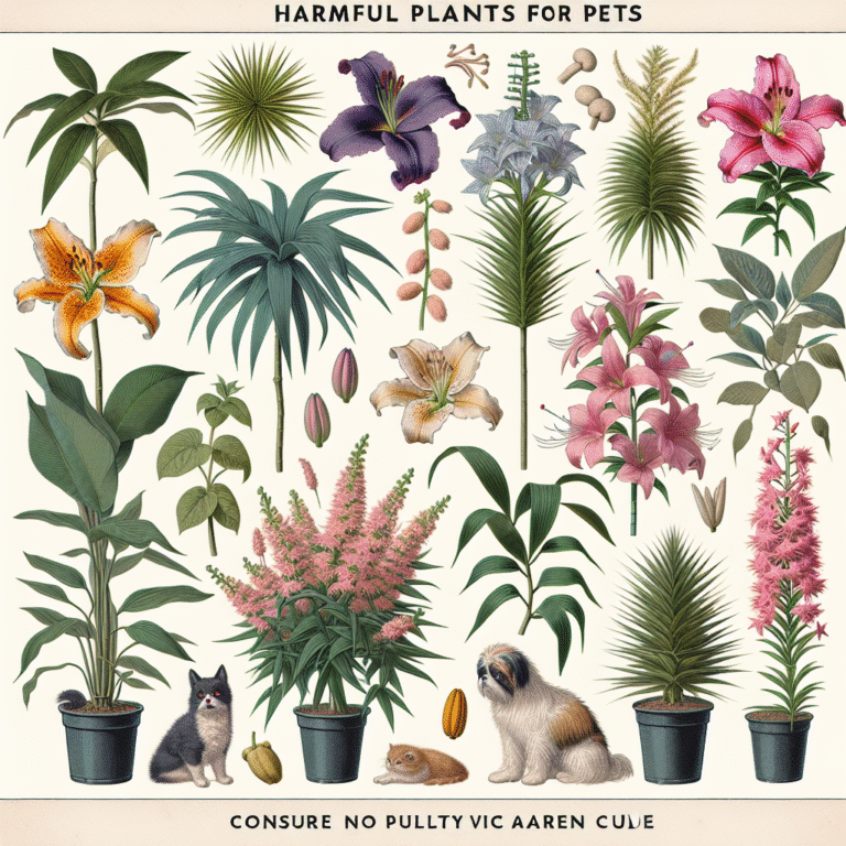 Toxic plant list for pet owners