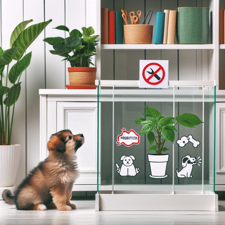 Prevent pets from chewing houseplants