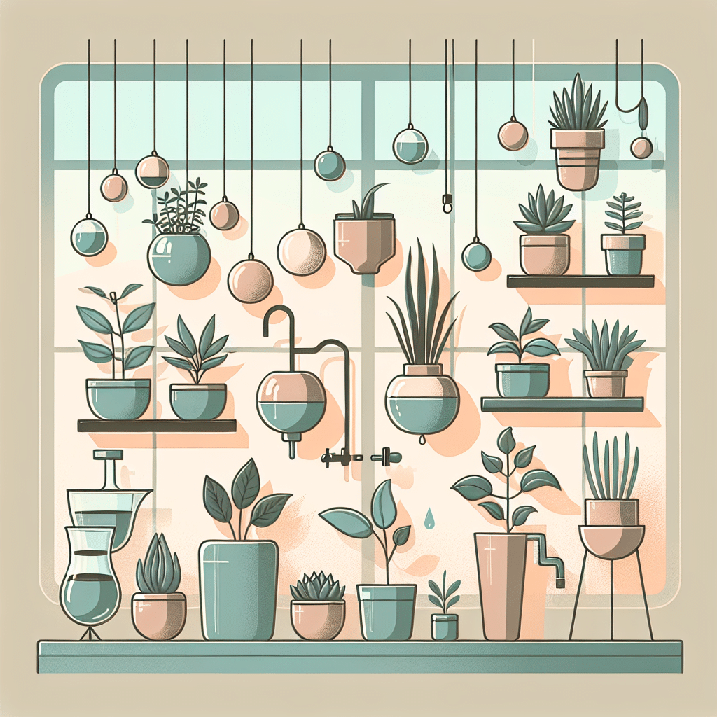 Self-watering plant pots for apartments