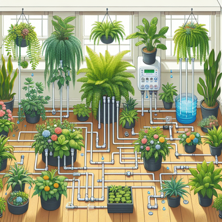 Automatic watering systems for houseplants
