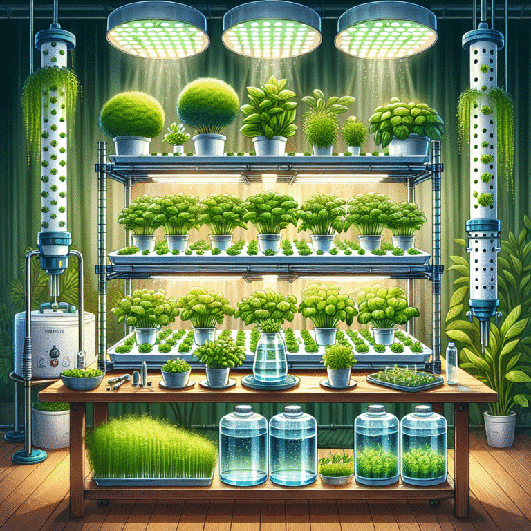 Indoor hydroponic plant kits