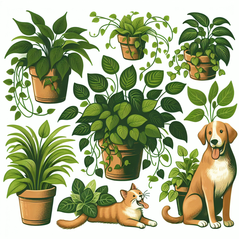 Easy-care houseplants that are safe for pets