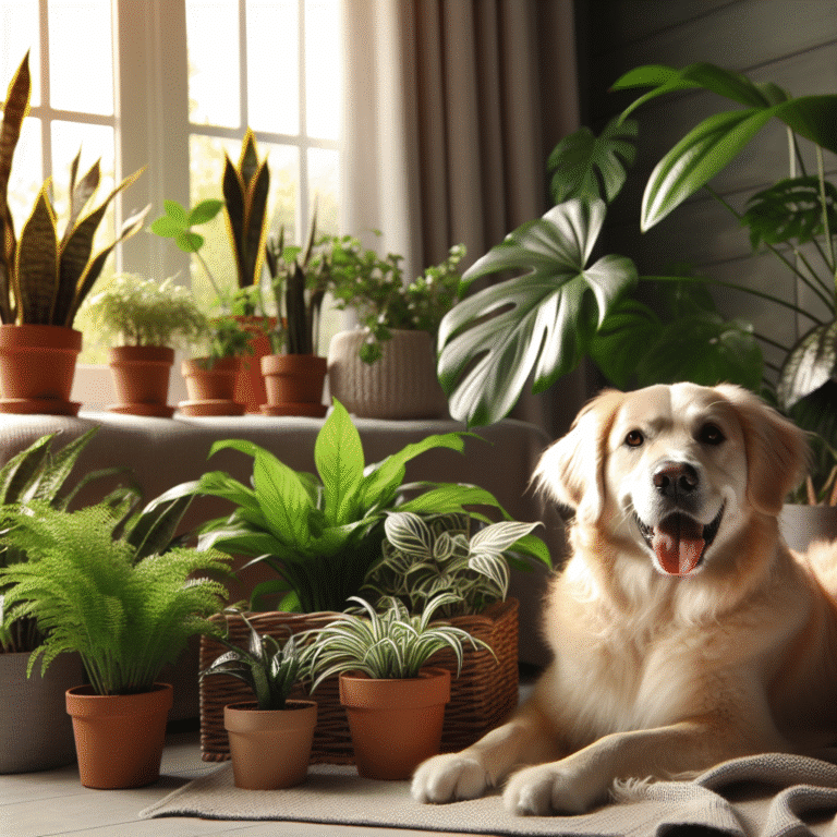 Dog-safe options for air-purifying houseplants