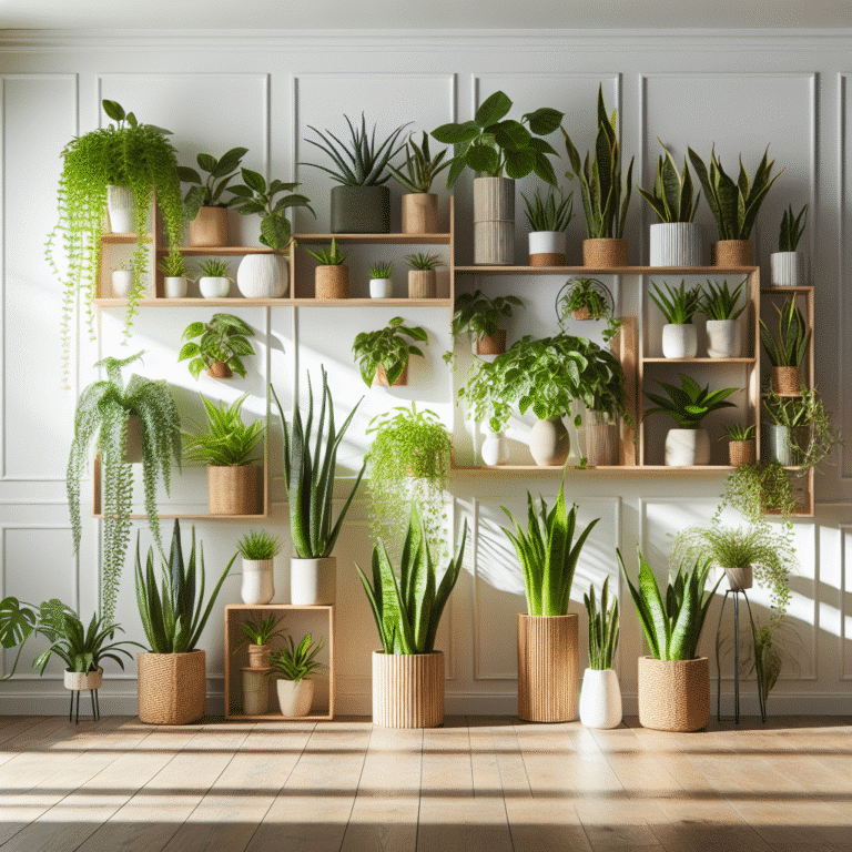 Indoor plants designed to remove harmful toxins