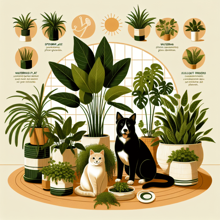 Beginner-friendly care instructions for pet-safe houseplants.