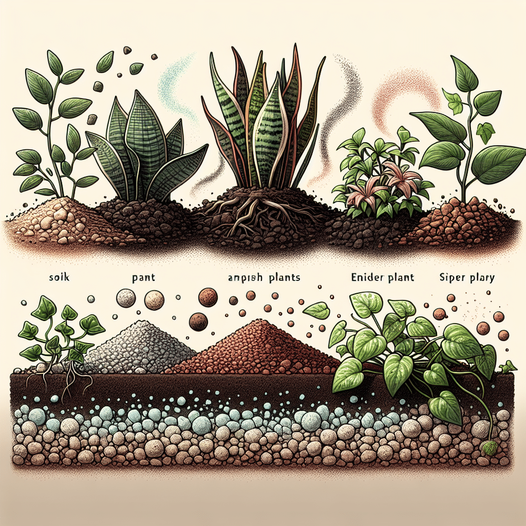 Discover the best soil mixes for air-purifying indoor plants