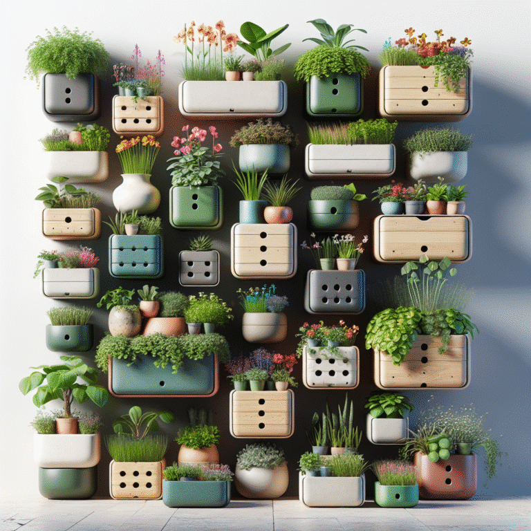 Compact planters for small spaces
