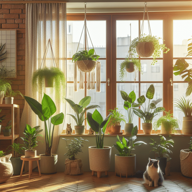 Top easy-care indoor plants for apartments with pets