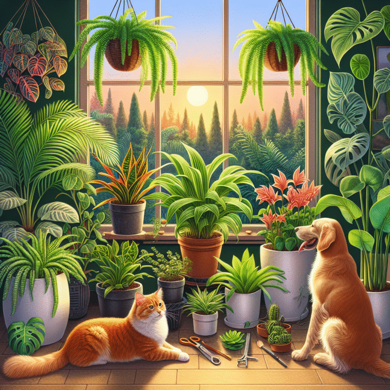 Vital tips for keeping indoor plants healthy and pet-safe