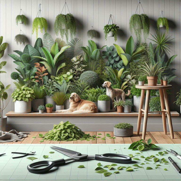 A comprehensive guide to pruning and trimming pet-safe plants