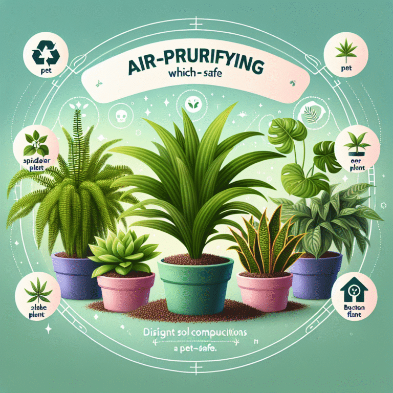 The best soil options for pet-safe air-purifying plants