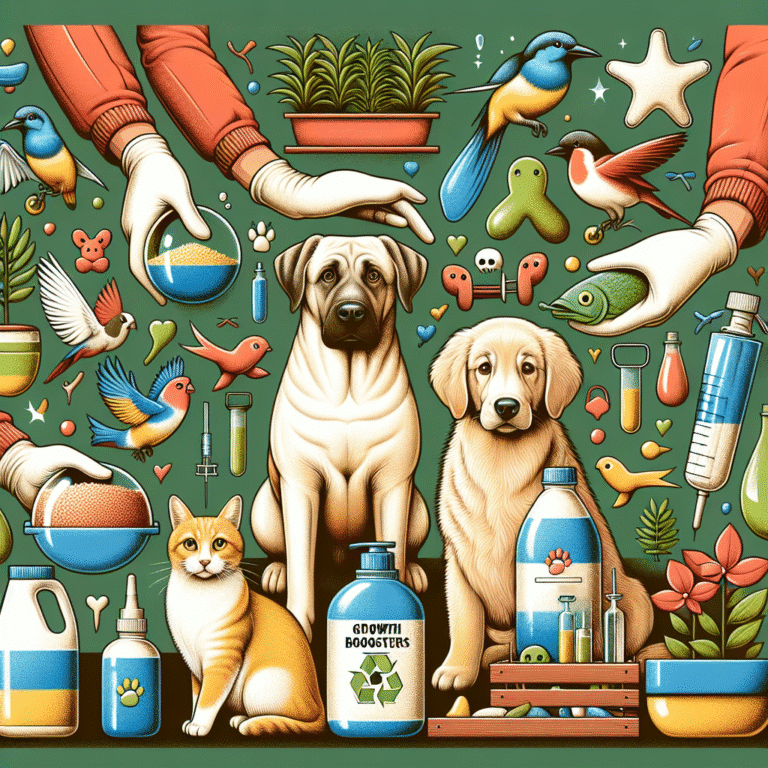 Using growth boosters safely around pets