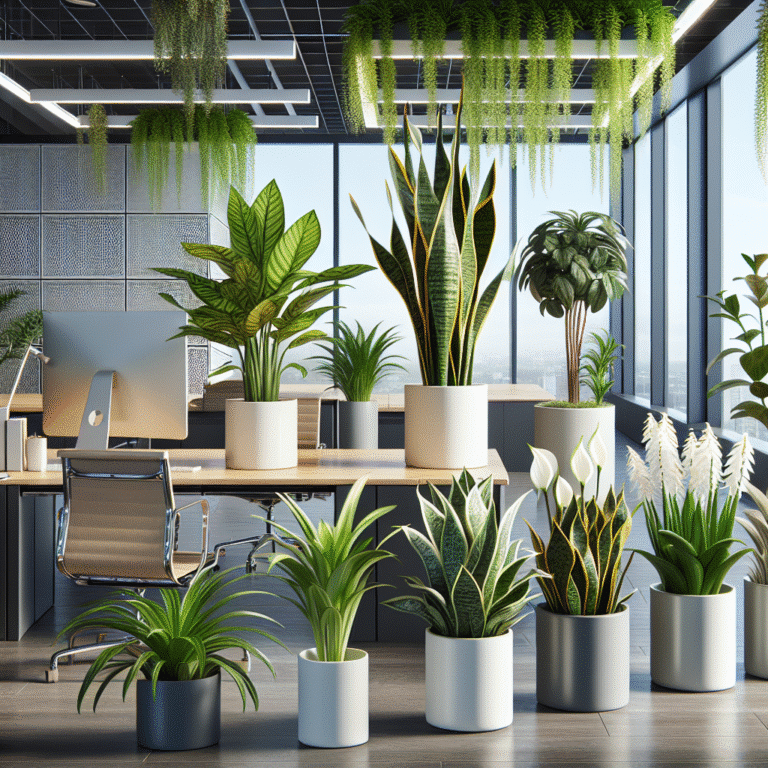 Best indoor plants to improve office air quality