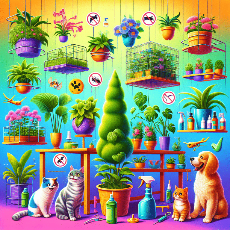 Protecting plants from pets