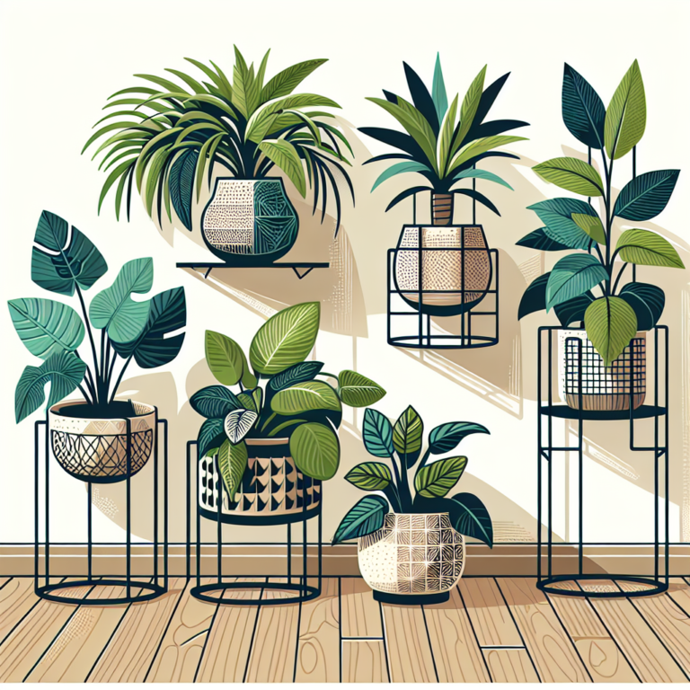 Stylish Planter Stands for Small Spaces